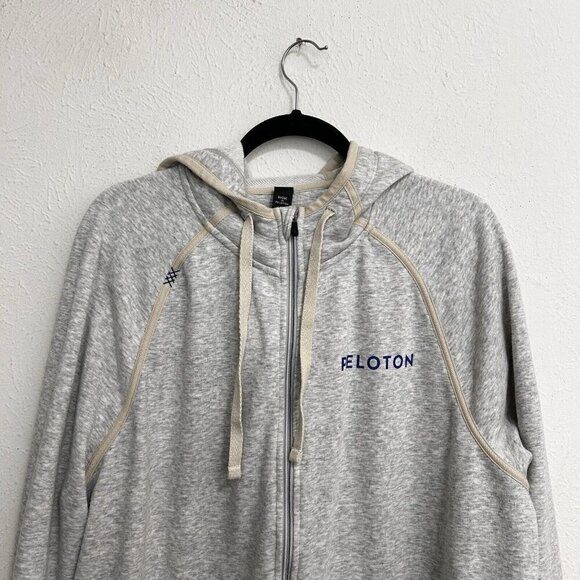 Rhone Peloton Hoodie Gray Pullover Sweatshirt Athletic Gym Workout Logo Mens XL - Picture 2 of 11